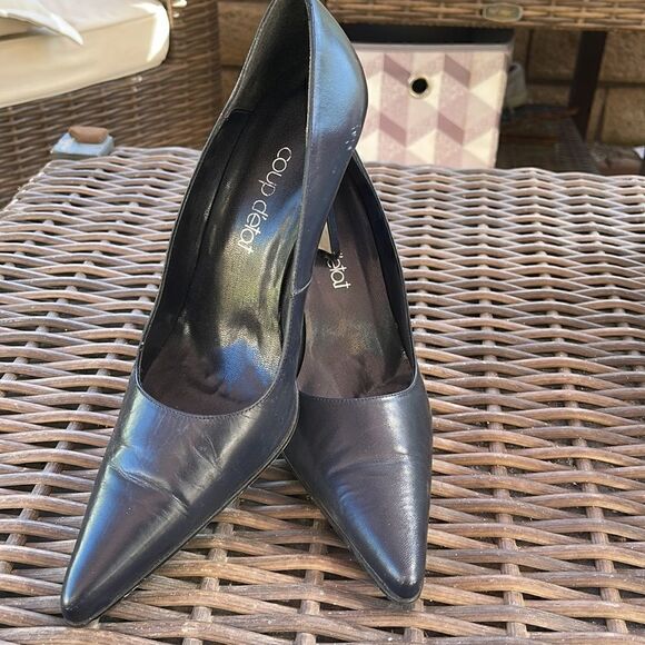 Black Pointy Pumps , Coup d’etat, SZ 9B - Picture 5 of 6